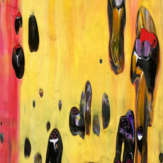 Plastic Sensuality B3 is an abstract oil-on-canvas artwork, a fractal of its parent painting Plastic Sensuality created by Anna Judd for the Scales Collection.