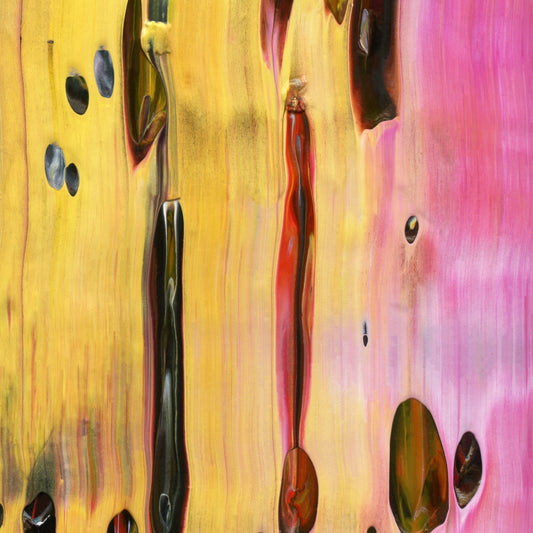 Plastic Sensuality B4 is an abstract oil-on-canvas artwork, a fractal of its parent painting Plastic Sensuality created by Anna Judd for the Scales Collection.