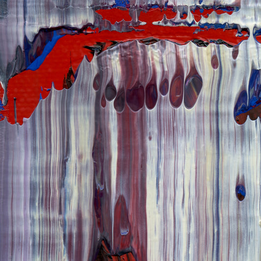 Pneumatic Morning A1 is an abstract oil-on-canvas artwork, a fractal of its parent painting Pneumatic Morning created by Anna Judd for the Scales Collection.