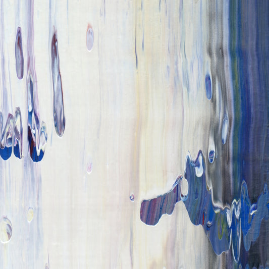 Pneumatic Morning C4 is an abstract oil-on-canvas artwork, a fractal of its parent painting Pneumatic Morning created by Anna Judd for the Scales Collection.