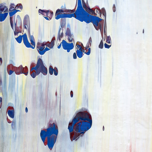 Pneumatic Morning D3 is an abstract oil-on-canvas artwork, a fractal of its parent painting Pneumatic Morning created by Anna Judd for the Scales Collection.