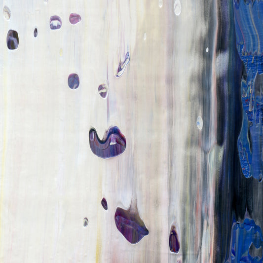 Pneumatic Morning D4 is an abstract oil-on-canvas artwork, a fractal of its parent painting Pneumatic Morning created by Anna Judd for the Scales Collection.