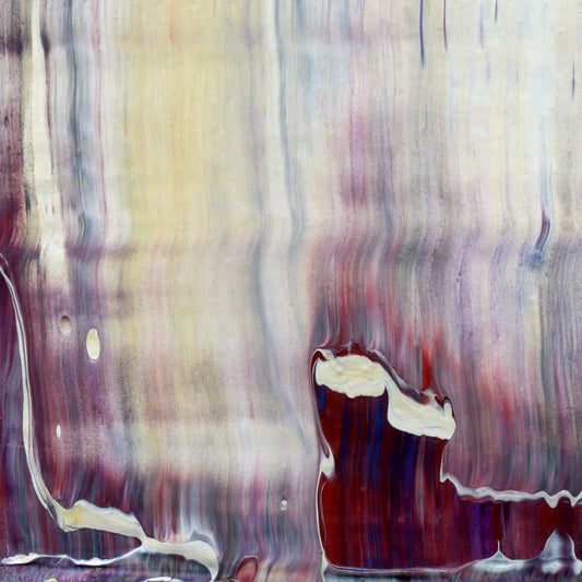 Pneumatic Morning E1 is an abstract oil-on-canvas artwork, a fractal of its parent painting Pneumatic Morning created by Anna Judd for the Scales Collection.
