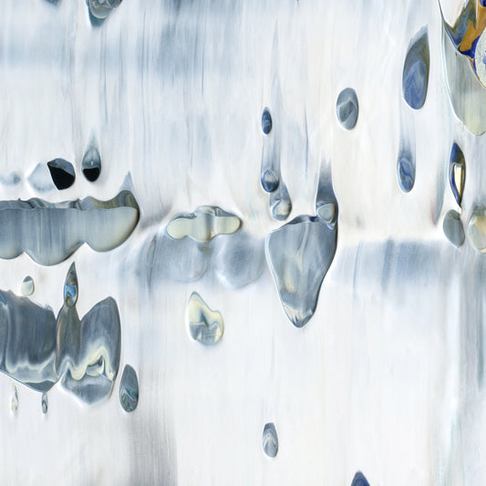 Posthumous Street Cred F5 is an abstract oil-on-canvas artwork, a fractal of its parent painting Posthumous Street Cred created by Anna Judd for the Scales Collection.