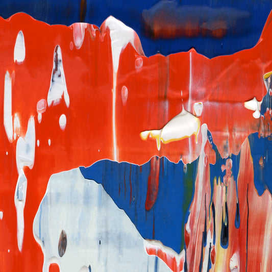 Primary Motivator C3 is an abstract oil-on-canvas artwork, a fractal of its parent painting Primary Motivator created by Anna Judd for the Scales Collection.