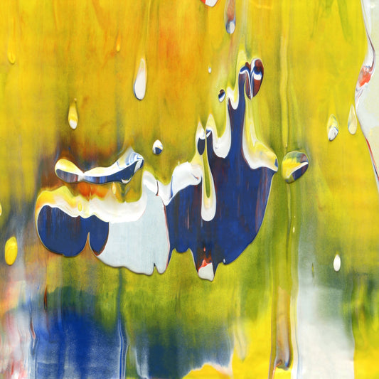 Primary Motivator E2 is an abstract oil-on-canvas artwork, a fractal of its parent painting Primary Motivator created by Anna Judd for the Scales Collection.