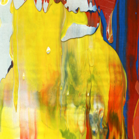 Primary Motivator E4 is an abstract oil-on-canvas artwork, a fractal of its parent painting Primary Motivator created by Anna Judd for the Scales Collection.