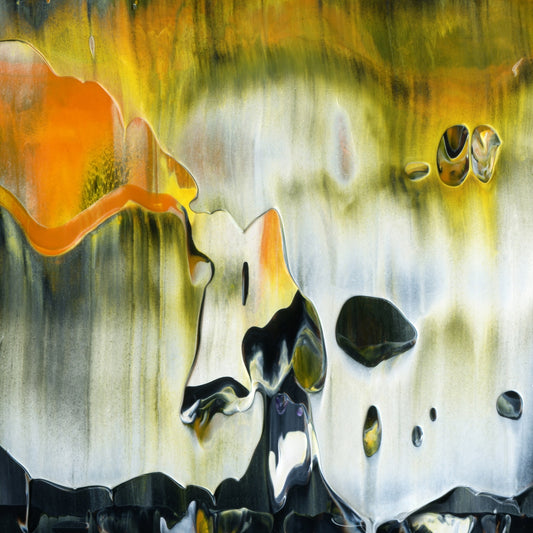 Prufrock's Ragged Claw A2 is an abstract oil-on-canvas artwork, a fractal of its parent painting Prufrock's Ragged Claw created by Anna Judd for the Scales Collection.