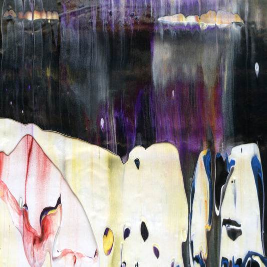 Puritanical Phantom A3 is an abstract oil-on-canvas artwork, a fractal of its parent painting Puritanical Phantom created by Anna Judd for the Scales Collection.