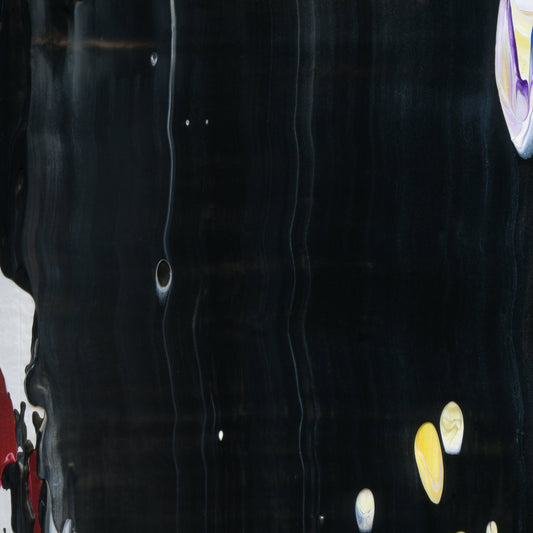Puritanical Phantom B1 is an abstract oil-on-canvas artwork, a fractal of its parent painting Puritanical Phantom created by Anna Judd for the Scales Collection.
