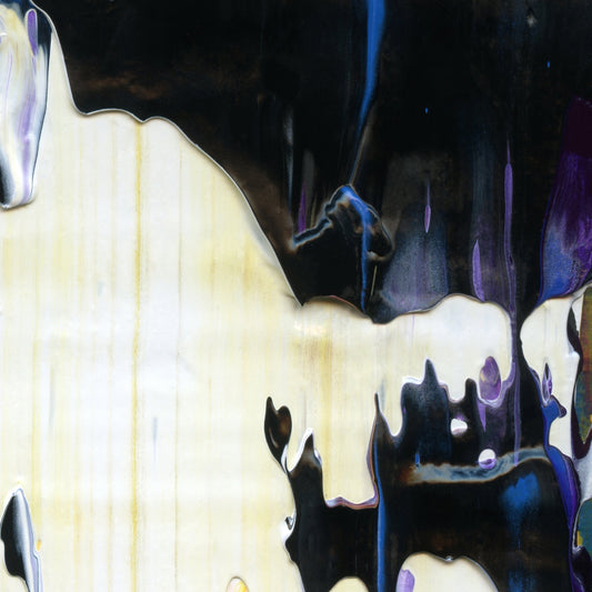 Puritanical Phantom B4 is an abstract oil-on-canvas artwork, a fractal of its parent painting Puritanical Phantom created by Anna Judd for the Scales Collection.