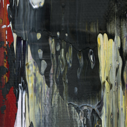 Puritanical Phantom E1 is an abstract oil-on-canvas artwork, a fractal of its parent painting Puritanical Phantom created by Anna Judd for the Scales Collection.