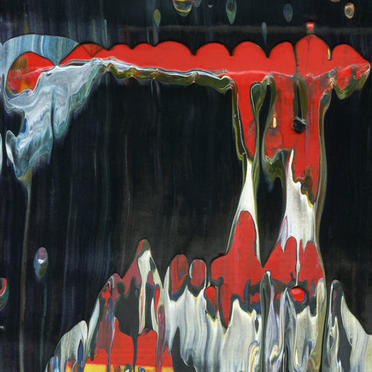 Quicksand Sermon D2 is an abstract oil-on-canvas artwork, a fractal of its parent painting Quicksand Sermon created by Anna Judd for the Scales Collection.