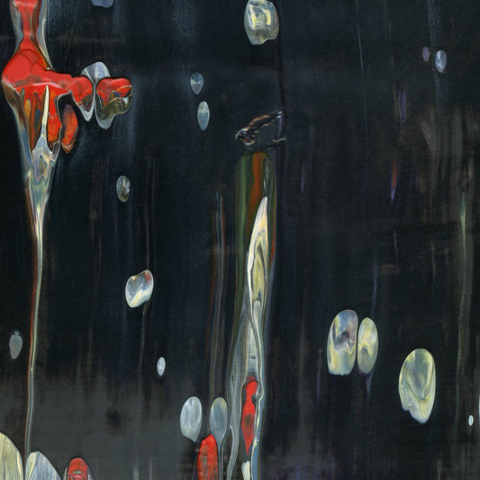 Quicksand Sermon D3 is an abstract oil-on-canvas artwork, a fractal of its parent painting Quicksand Sermon created by Anna Judd for the Scales Collection.