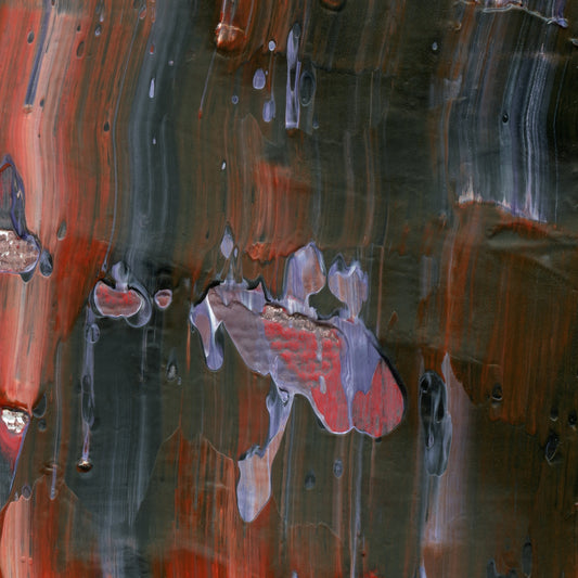 Release The Kraken A3 is an abstract oil-on-canvas artwork, a fractal of its parent painting Release The Kraken created by Anna Judd for the Scales Collection.
