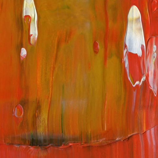 Resurrect Repeat A4 is an abstract oil-on-canvas artwork, a fractal of its parent painting Resurrect Repeat created by Anna Judd for the Scales Collection.