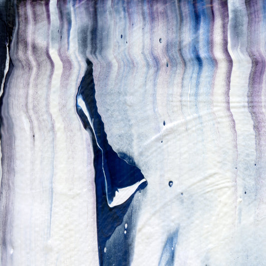 Rhetorical Question A1 is an abstract oil-on-canvas artwork, a fractal of its parent painting Rhetorical Question created by Anna Judd for the Scales Collection.