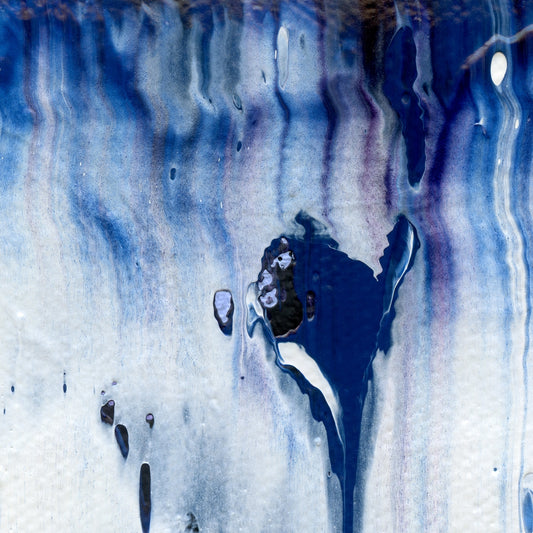 Rhetorical Question A3 is an abstract oil-on-canvas artwork, a fractal of its parent painting Rhetorical Question created by Anna Judd for the Scales Collection.