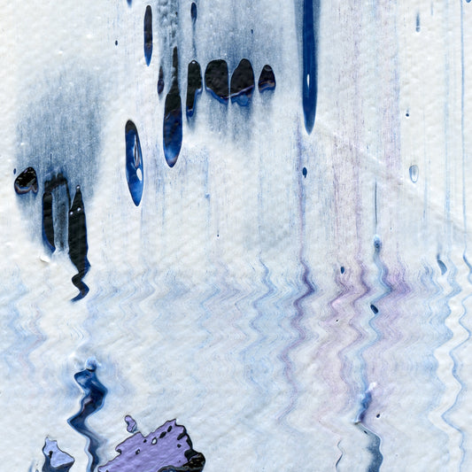 Rhetorical Question B3 is an abstract oil-on-canvas artwork, a fractal of its parent painting Rhetorical Question created by Anna Judd for the Scales Collection.
