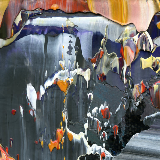 River Hitchhike A2 is an abstract oil-on-canvas artwork, a fractal of its parent painting River Hitchhike created by Anna Judd for the Scales Collection.