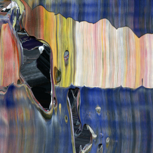 River Hitchhike D3 is an abstract oil-on-canvas artwork, a fractal of its parent painting River Hitchhike created by Anna Judd for the Scales Collection.