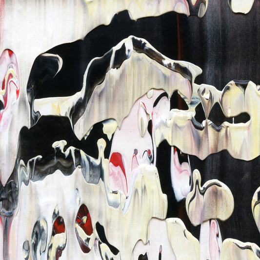 Rogue Fulcrum A2 is an abstract oil-on-canvas artwork, a fractal of its parent painting Rogue Fulcrum created by Anna Judd for the Scales Collection.