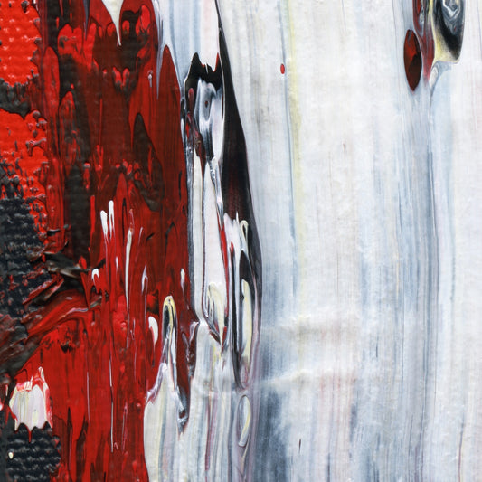 Rogue Fulcrum C1 is an abstract oil-on-canvas artwork, a fractal of its parent painting Rogue Fulcrum created by Anna Judd for the Scales Collection.