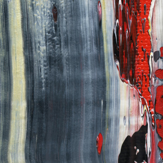 Rogue Fulcrum C4 is an abstract oil-on-canvas artwork, a fractal of its parent painting Rogue Fulcrum created by Anna Judd for the Scales Collection.