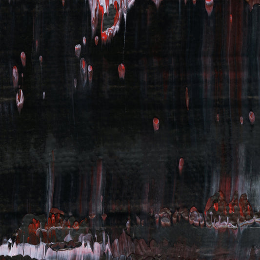 Rogue Fulcrum E3 is an abstract oil-on-canvas artwork, a fractal of its parent painting Rogue Fulcrum created by Anna Judd for the Scales Collection.