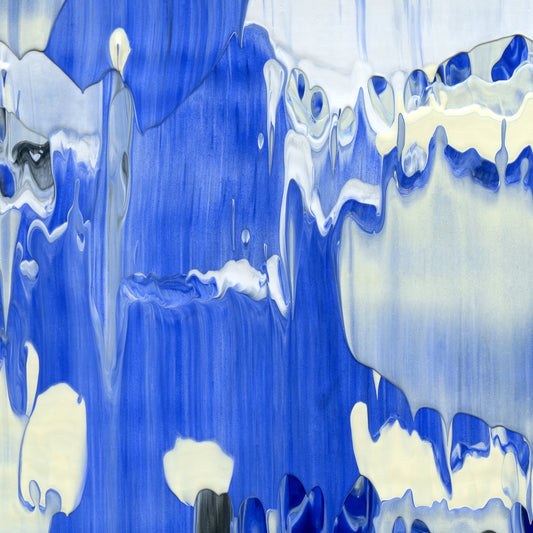 Roquefort's Last Stand B2 is an abstract oil-on-canvas artwork, a fractal of its parent painting Roquefort's Last Stand created by Anna Judd for the Scales Collection.