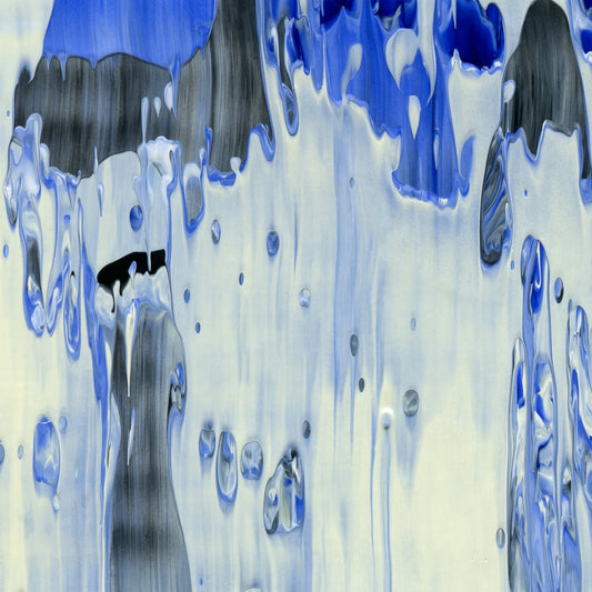 Roquefort's Last Stand C2 is an abstract oil-on-canvas artwork, a fractal of its parent painting Roquefort's Last Stand created by Anna Judd for the Scales Collection.