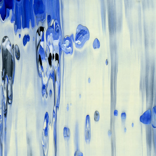 Roquefort's Last Stand C3 is an abstract oil-on-canvas artwork, a fractal of its parent painting Roquefort's Last Stand created by Anna Judd for the Scales Collection.