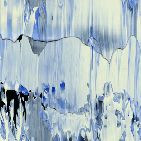 Roquefort's Last Stand D2 is an abstract oil-on-canvas artwork, a fractal of its parent painting Roquefort's Last Stand created by Anna Judd for the Scales Collection.