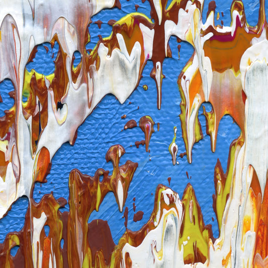 Rugged Missionary B3 is an abstract oil-on-canvas artwork, a fractal of its parent painting Rugged Missionary created by Anna Judd for the Scales Collection.