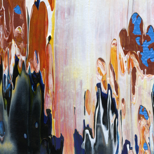 Rugged Missionary D3 is an abstract oil-on-canvas artwork, a fractal of its parent painting Rugged Missionary created by Anna Judd for the Scales Collection.