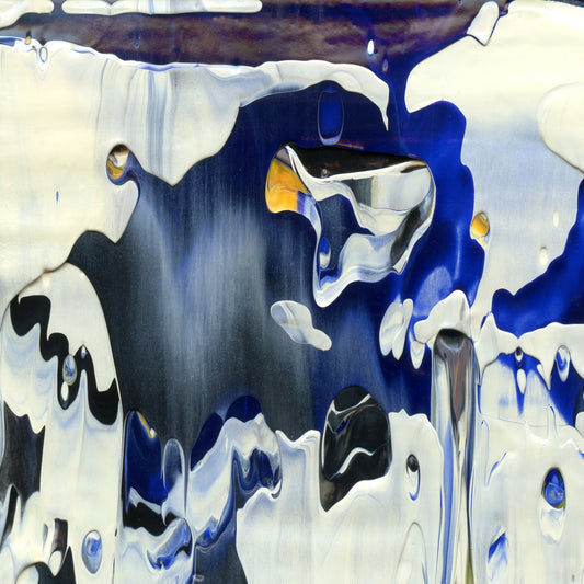 Run Forrest Run A2 is an abstract oil-on-canvas artwork, a fractal of its parent painting Run Forrest Run created by Anna Judd for the Scales Collection.