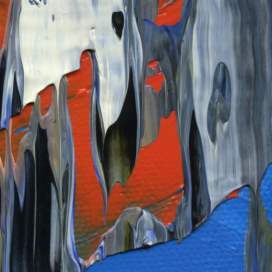 Run Forrest Run C4 is an abstract oil-on-canvas artwork, a fractal of its parent painting Run Forrest Run created by Anna Judd for the Scales Collection.
