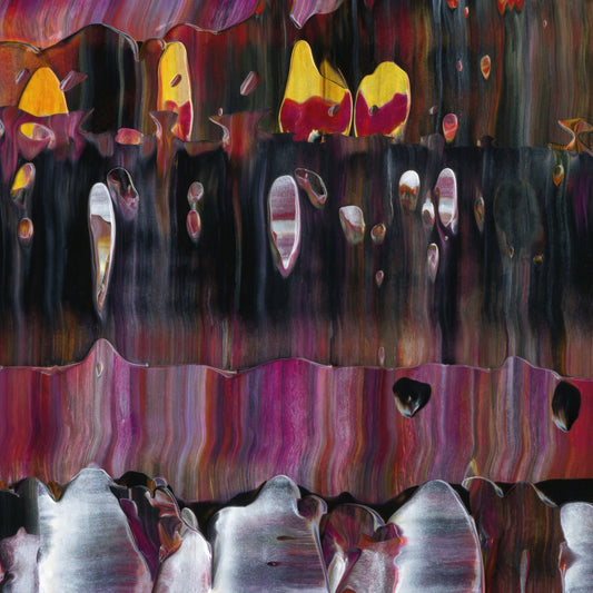 Scarlet Oath on Terra E2 is an abstract oil-on-canvas artwork, a fractal of its parent painting Scarlet Oath on Terra created by Anna Judd for the Scales Collection.