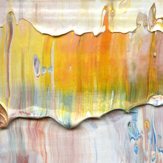 Scorpion Medicine A1 is an abstract oil-on-canvas artwork, a fractal of its parent painting Scorpion Medicine created by Anna Judd for the Scales Collection.