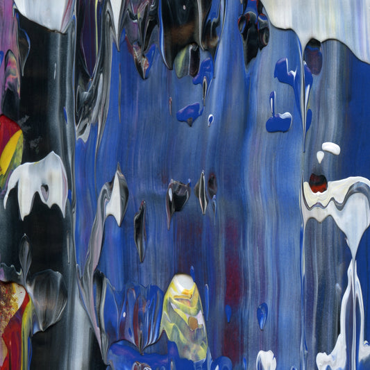 Sea of Simulacra B1 is an abstract oil-on-canvas artwork, a fractal of its parent painting Sea of Simulacra created by Anna Judd for the Scales Collection.