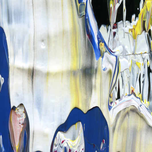 Sea of Simulacra B2 is an abstract oil-on-canvas artwork, a fractal of its parent painting Sea of Simulacra created by Anna Judd for the Scales Collection.