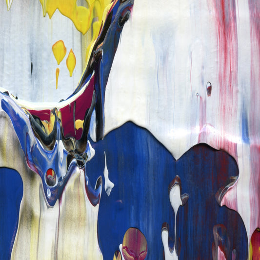 Sea of Simulacra B4 is an abstract oil-on-canvas artwork, a fractal of its parent painting Sea of Simulacra created by Anna Judd for the Scales Collection.