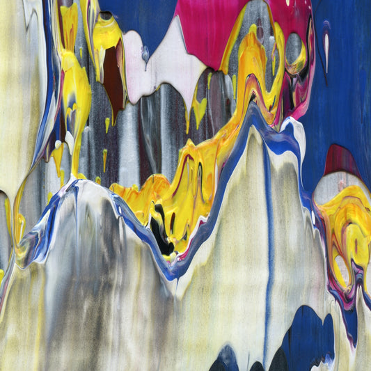 Sea of Simulacra C3 is an abstract oil-on-canvas artwork, a fractal of its parent painting Sea of Simulacra created by Anna Judd for the Scales Collection.