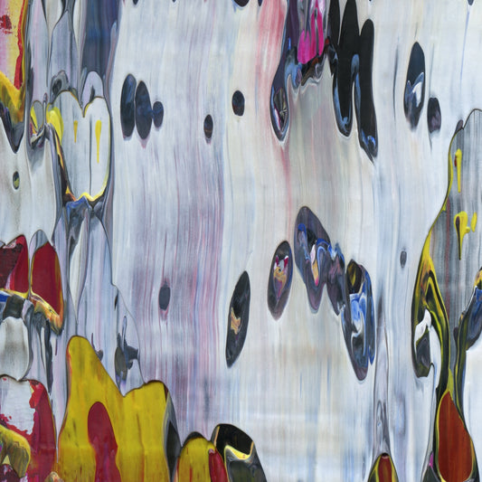 Sea of Simulacra D1 is an abstract oil-on-canvas artwork, a fractal of its parent painting Sea of Simulacra created by Anna Judd for the Scales Collection.