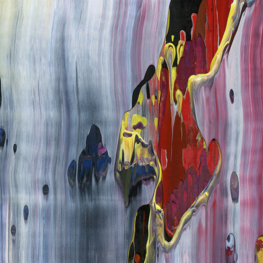 Sea of Simulacra D4 is an abstract oil-on-canvas artwork, a fractal of its parent painting Sea of Simulacra created by Anna Judd for the Scales Collection.