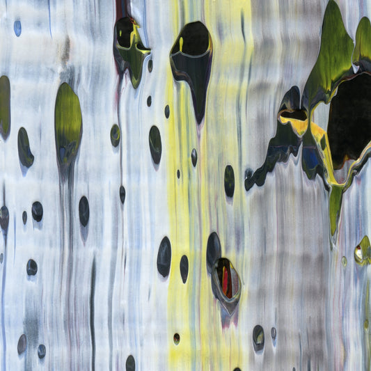 Sea of Simulacra E2 is an abstract oil-on-canvas artwork, a fractal of its parent painting Sea of Simulacra created by Anna Judd for the Scales Collection.