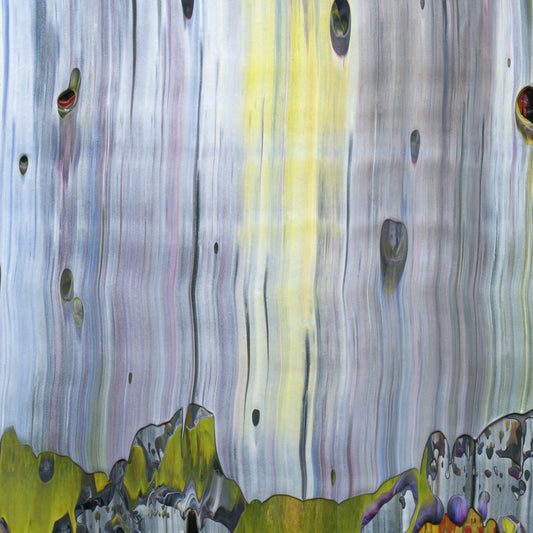 Sea of Simulacra F2 is an abstract oil-on-canvas artwork, a fractal of its parent painting Sea of Simulacra created by Anna Judd for the Scales Collection.
