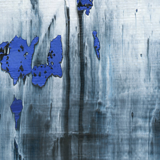 She Belongs To Water B3 is an abstract oil-on-canvas artwork, a fractal of its parent painting She Belongs To Water created by Anna Judd for the Scales Collection.