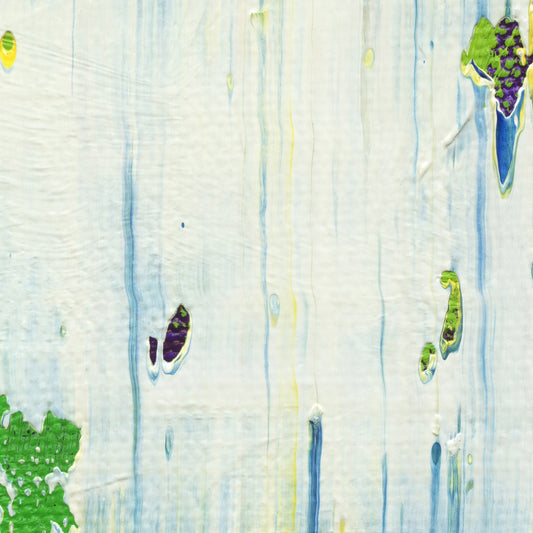 Siren Waters B2 is an abstract oil-on-canvas artwork, a fractal of its parent painting Siren Waters created by Anna Judd for the Scales Collection.