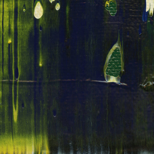 Siren Waters E2 is an abstract oil-on-canvas artwork, a fractal of its parent painting Siren Waters created by Anna Judd for the Scales Collection.